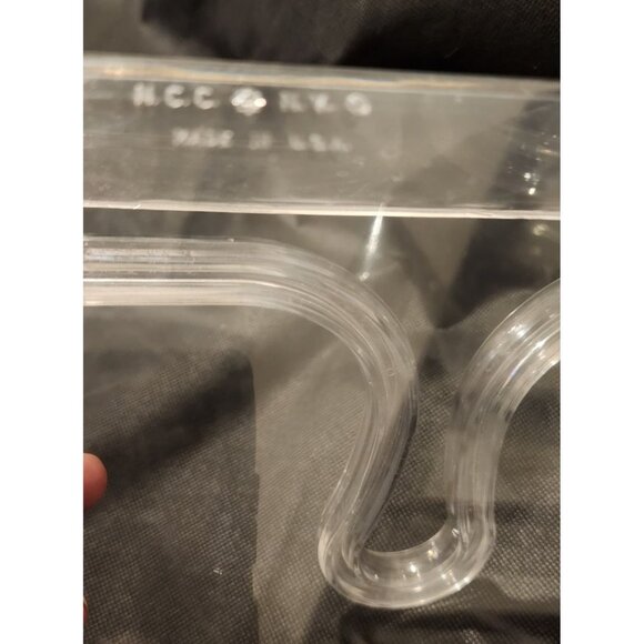 Vintage Rare 1970s Space Age Designs Lucite Clear Post Modern Napkin Holders Sta - Picture 13 of 13